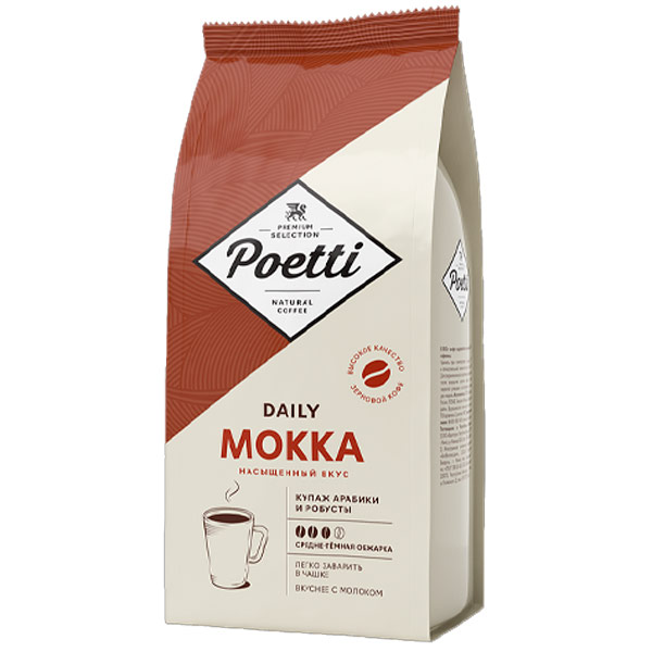 Кофе Poetti Daily Mokka зерно 1 кг