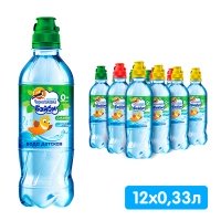 Вода Черноголовка Спорт детская 0.33 литра, без газа, пэт, 12 шт. в уп.