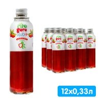 Напиток Fitoguru Вода плюс Иммуно Шиповник 0.33 литра, стекло, 12 шт. в уп.