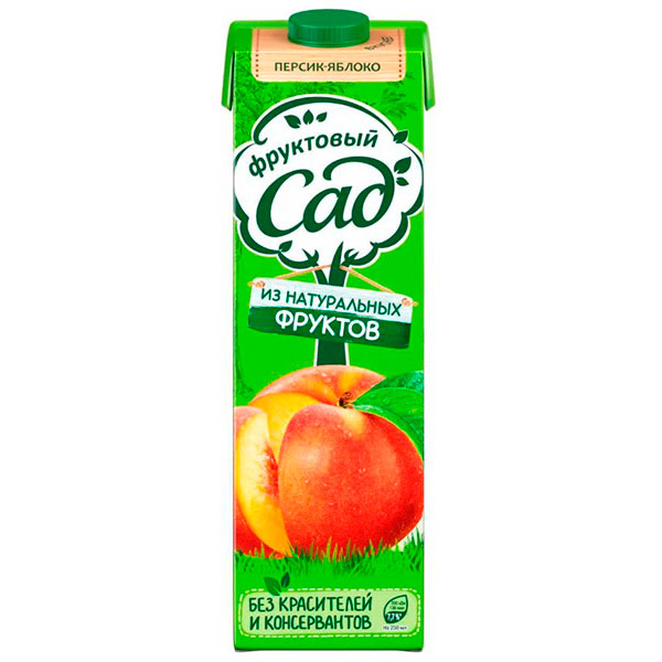 Нектар Фруктовый сад Персик-яблоко 0,95 литра