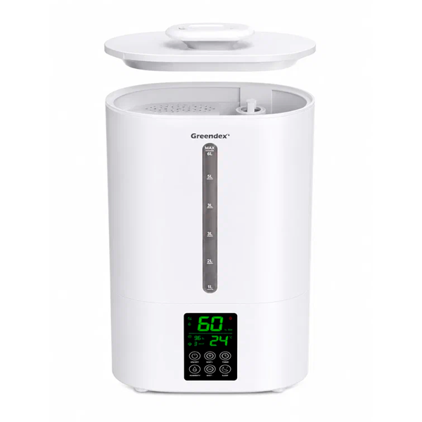 Увлажнитель воздуха Greendex Pure White 6 литров белый
