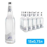 Минеральная лечебно-столовая вода Baikal Reserve 0.75 литра, газ, стекло, 15 шт. в уп.