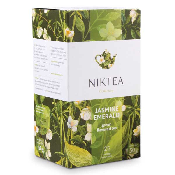 Чай Niktea Jasmine Emerald зеленый 25 пак