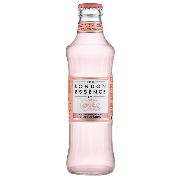 Тоник London Essence White Peach and Jasmine Crafted Soda 0.2 литра, газ, стекло, 24 шт. в уп.