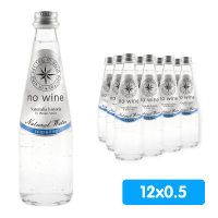 Вода no wine 0.5 литра, газ, стекло, 12 шт. в уп. 