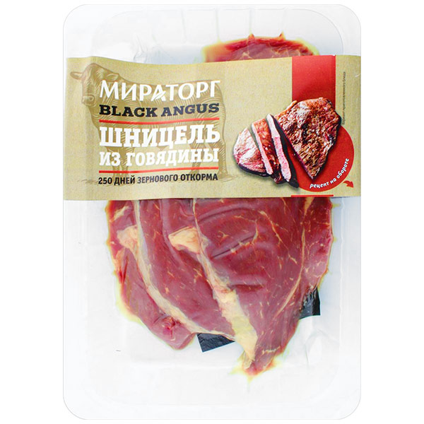 Шницель из говядины Мираторг 430 гр