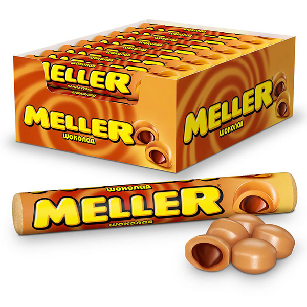 Ирис Meller Шоколад 24 штуки по 38 гр