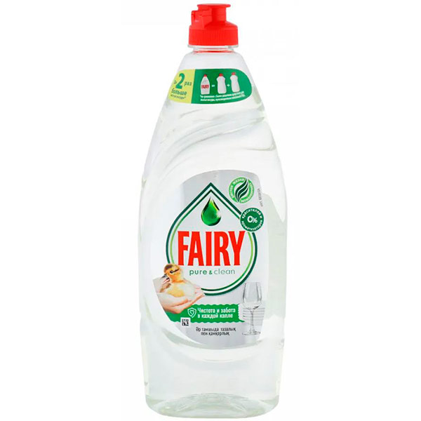 Средство для мытья посуды Fairy Pure & Clean 650 мл