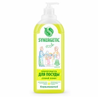 Средство для мытья посуды Синергетик (SYNERGETIC) сочный лимон биоразлагаемое 1 л