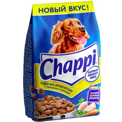 

Корм для собак Chappi курица (600гр)