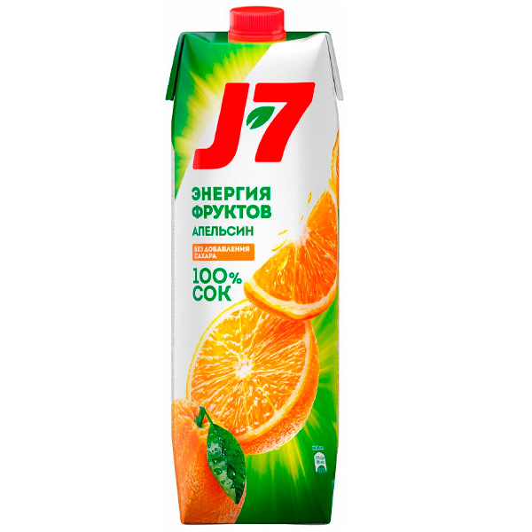 Апельсиновый сок J7 / Джей Севен с мякотью 970 мл