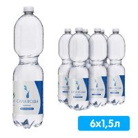 Вода Сила воды Карелия 1.5 литра, без газа, пэт, 6 шт. в уп.