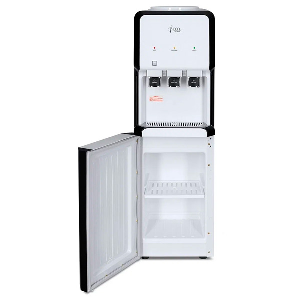 Кулер Ecotronic V33-LCE белый/черный (шкафчик 16 литров)