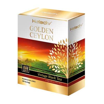 Чай Heladiv / Хеладив Golden Ceylon Vintage Black черный (100пак)