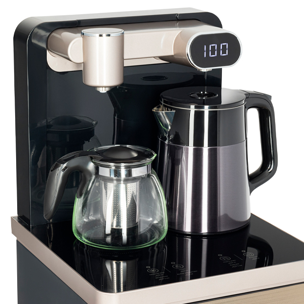 Кулер с чайным столиком Тиабар Ecotronic TB40-LE золотистый (шкафчик 7 литров)