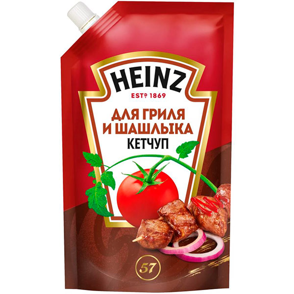 Кетчуп Heinz для гриля и шашлыка 320 гр - фото 1