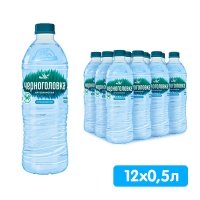 Вода Черноголовка детская 0.5 литра, без газа, пэт, 12 шт. в уп.