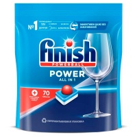 Таблетки для посудомоечных машин Finish Рowerball All In Оne, 70 таб