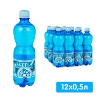Вода Svetla Rus 0.5 литра, без газа, пэт, 12 шт. в уп.