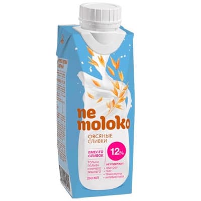 Напиток NeMoloko овсяный сливочный 12% 250 мл