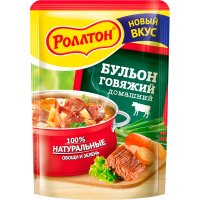Бульон Роллтон говяжий домашний сухая смесь 90 гр