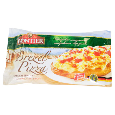 Брецель-пицца Bontier с сыром и ветчиной 130 гр