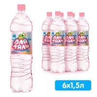 Вода Для Ляль 1.5 литра, без газа, пэт, 6 шт. в уп.