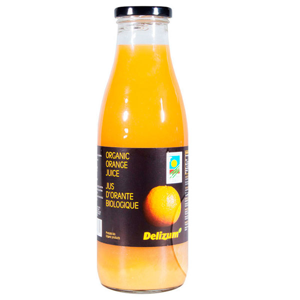 Сок Delizum Апельсиновый стекло 0.75 литра, 12 шт. в уп