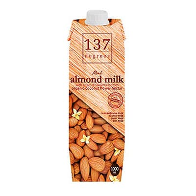 Молоко 137 Degrees миндальное с нектаром кокосовых соцветий 1 литр, 12 шт. в уп.