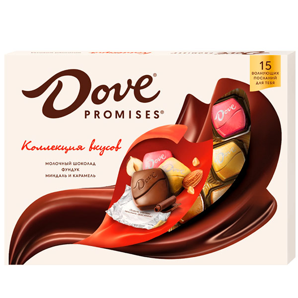 Конфеты Dove Promises Ассорти шоколадные 118 гр