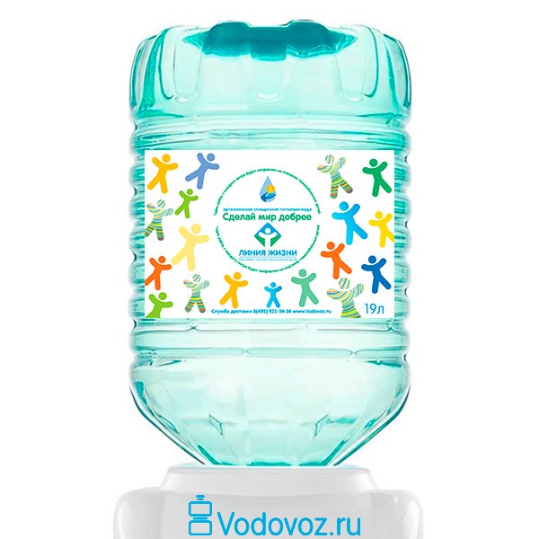 Вода Сделай Мир Добрее 19 литров в одноразовой таре