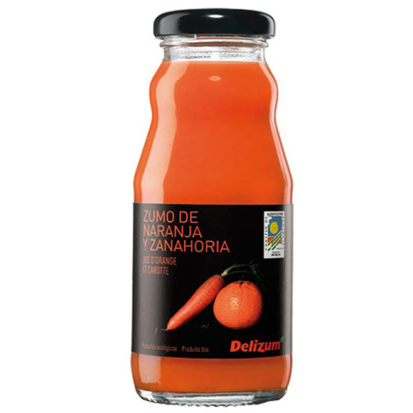 Сок Delizum Апельсиновый и Морковный стекло 0.2 литра, 24 шт. в уп