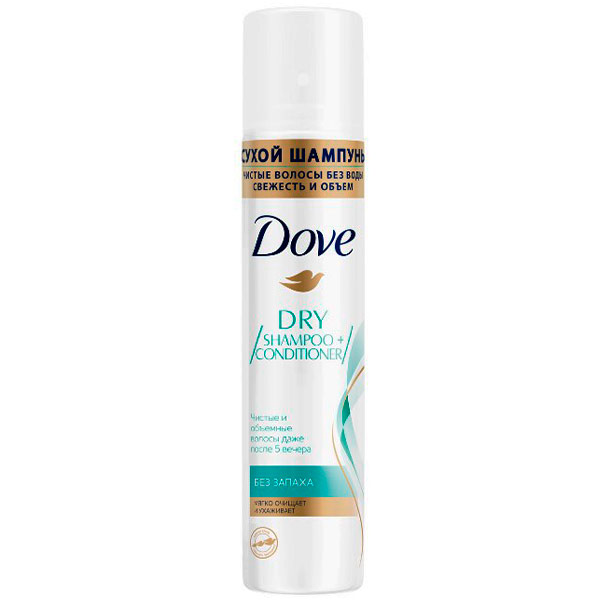 Шампунь сухой Dove Dry Refresh для объёма волос без запаха 250 мл