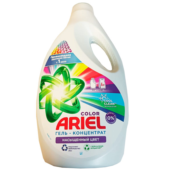 Гель-концентрат для стирки Ariel Color Насыщенный цвет 2.6 л