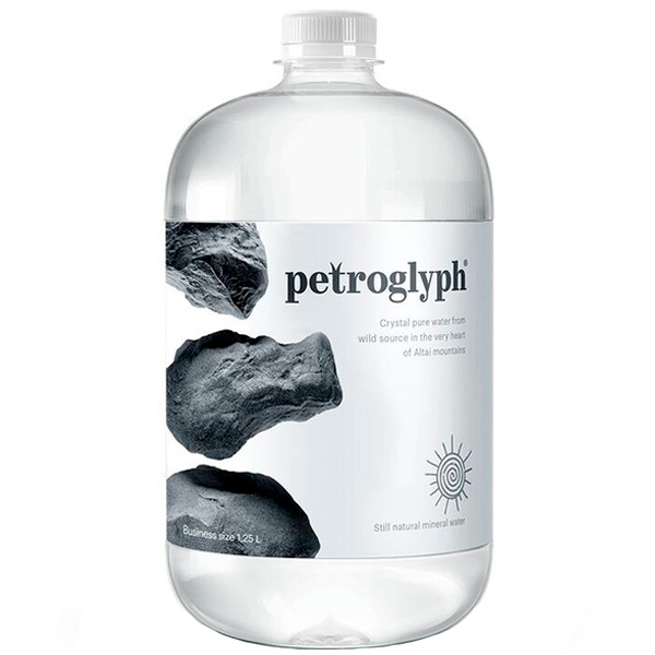 Вода Petroglyph 1.25 литра, без газа, пэт, 6 шт. в уп.