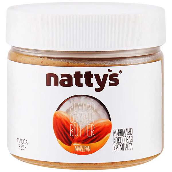 Миндально-кокосовая паста Nattys Marzipan 325 гр