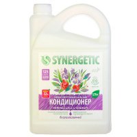 Бальзам кондиционер Synergetic для белья Нежный ирис и гранат биоразлагаемый 3,75 литра