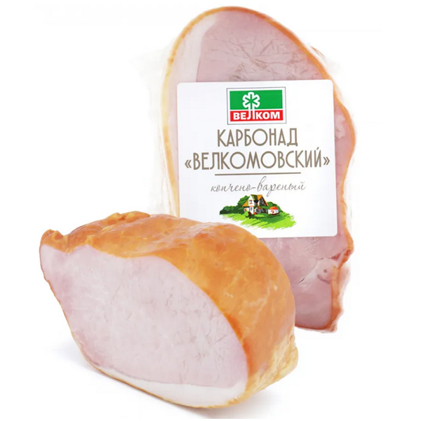 Карбонад свиной Велком варёно-копчёный 350 гр