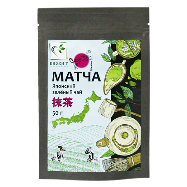 Чай зеленый Биовит Матча 50 гр