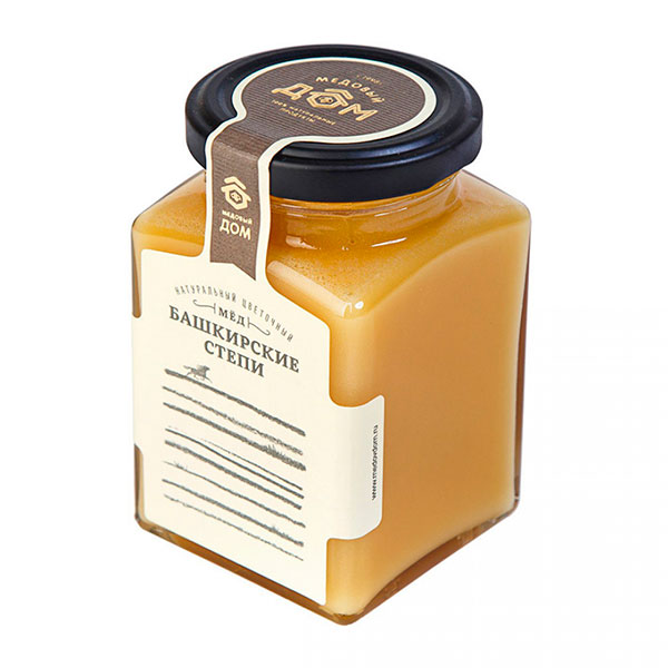 Мёд натуральный цветочный Башкирские степи 320г