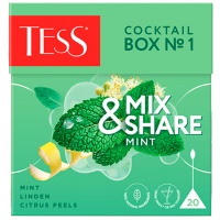 Чай Tess / Тесс Коктейль Бокс №1 Мята (20 пир)
