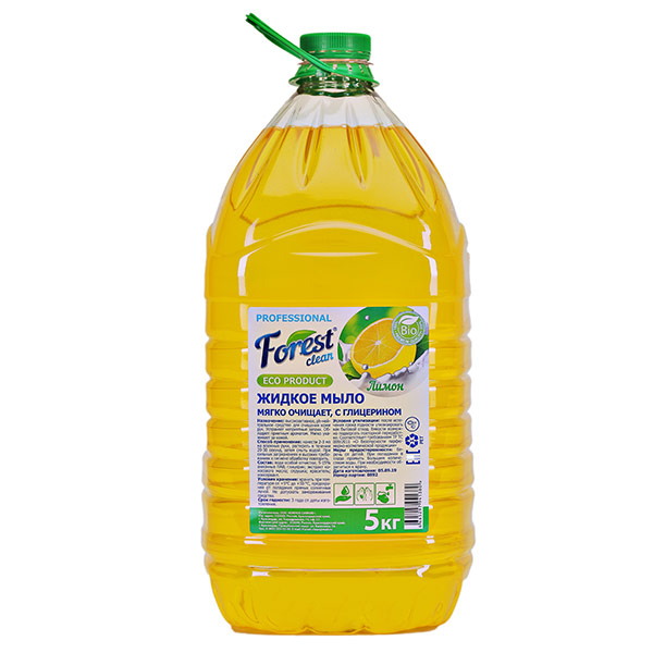 Жидкое мыло Forest clean лимон 5 литров