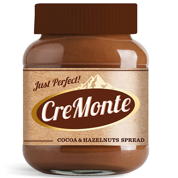 Паста ореховая с добавлением какао 13% орехов CreMonte 400 гр - фото 1