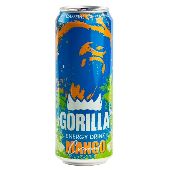 Энергетический напиток Gorilla Манго-Кокос 0.45 литра, ж/б, 24 шт. в уп. Энергетический напиток Gorilla Манго-Кокос 0.45 литра, ж/б, 24 шт. в уп.