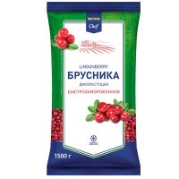 Брусника Metro Chef дикорастущая замороженная 1,5 кг
