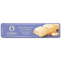 Батончик OZera White&Almonds белый шоколад с миндалем 45 гр