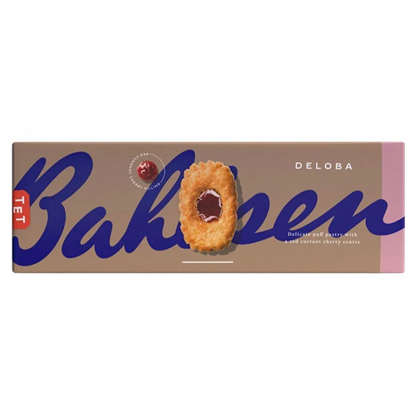 Печенье Bahlsen Deloba с красной смородиной 100 гр