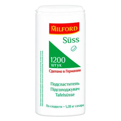 Сахарозаменитель Milford Suss 1200 таблеток