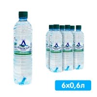 Вода Дивеевская детская 0.6 литра, без газа, пэт, 6 шт. в уп.