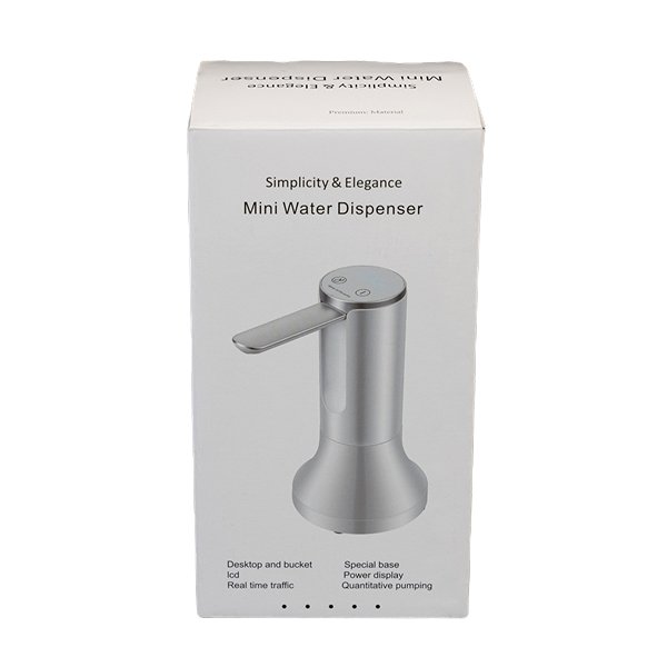 Помпа Aqviol EP-09 электрическая на аккумуляторе с USB-адаптером для 19л бутылей, белая